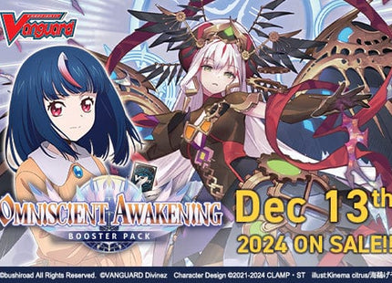 Gamers Guild AZ Cardfight!! Vanguard Cardfight!! Vanguard Divinez: Booster: (BT05) Omniscient Awakening Booster Display (Pre-Order) Southern Hobby