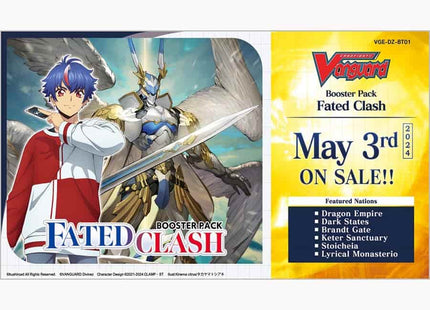 Gamers Guild AZ Cardfight!! Vanguard Cardfight Vanguard Divinez: BT01 - Fated Clash Booster Box (Pre Order) Southern Hobby