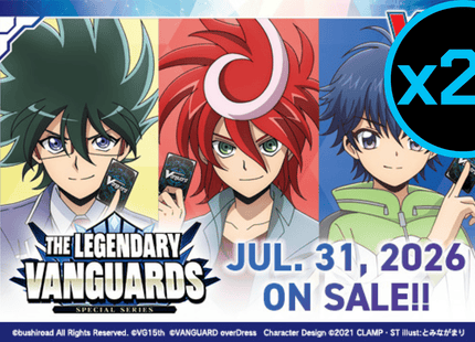 Gamers Guild AZ Cardfight!! Vanguard Cardfight!! Vanguard: The Legendary Vanguards Booster Display Case [VGE-DZ-SS15] (Pre-Order) YY Card World