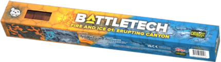 Gamers Guild AZ Catalyst Game Labs BattleTech: Map Pack Fire & Ice 01 - Erupting Canyon ACD Distribution