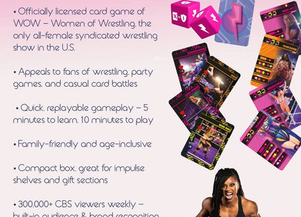 Gamers Guild AZ Cation Arts Women of Wrestling: The Card Game (Pre-Order) Quartermaster Direct