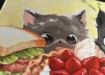 Gamers Guild AZ Caverns & Calicos Caverns & Calicos: Mana Cats Food Playmat Caverns & Calicos