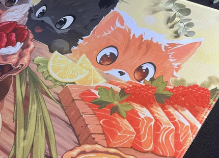 Gamers Guild AZ Caverns & Calicos Caverns & Calicos: Mana Cats Food Playmat Caverns & Calicos