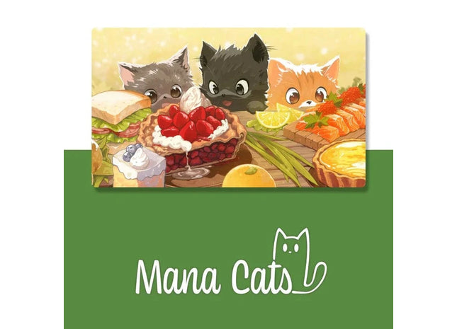 Gamers Guild AZ Caverns & Calicos Caverns & Calicos: Mana Cats Food Playmat Caverns & Calicos