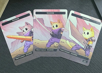 Gamers Guild AZ Caverns & Calicos Caverns & Calicos: Soldier & Treasure Token Set for Magic: The Gathering Caverns & Calicos