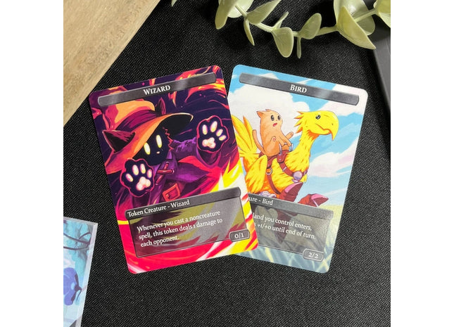 Gamers Guild AZ Caverns & Calicos Caverns & Calicos: Wizard & Bird Token Set for Magic: The Gathering Caverns & Calicos