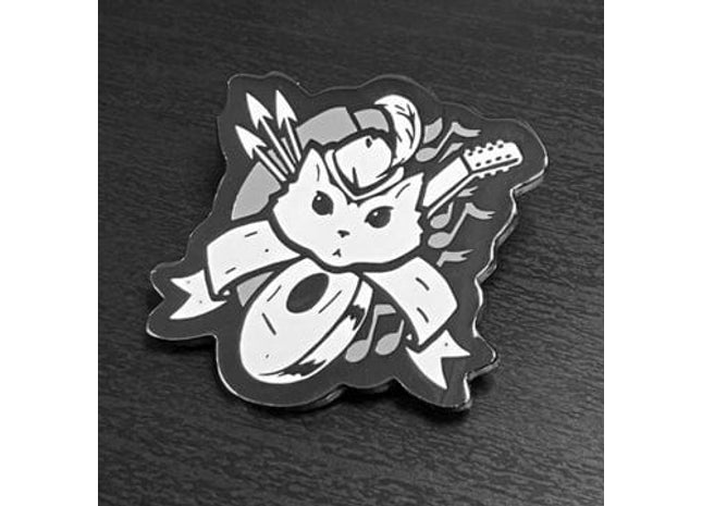 Gamers Guild AZ Caverns & Calicos Enamel Pin: Cat Class - Bard Caverns & Calicos