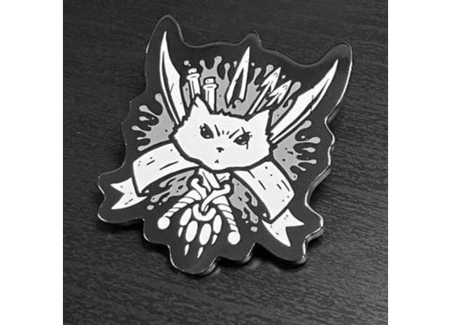 Gamers Guild AZ Caverns & Calicos Enamel Pin: Cat Class - Blood Hunter Caverns & Calicos