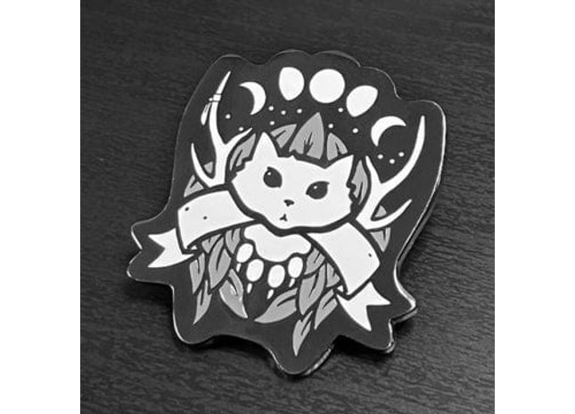 Gamers Guild AZ Caverns & Calicos Enamel Pin: Cat Class - Druid Caverns & Calicos