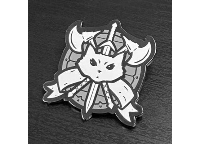 Gamers Guild AZ Caverns & Calicos Enamel Pin: Cat Class - Fighter Caverns & Calicos
