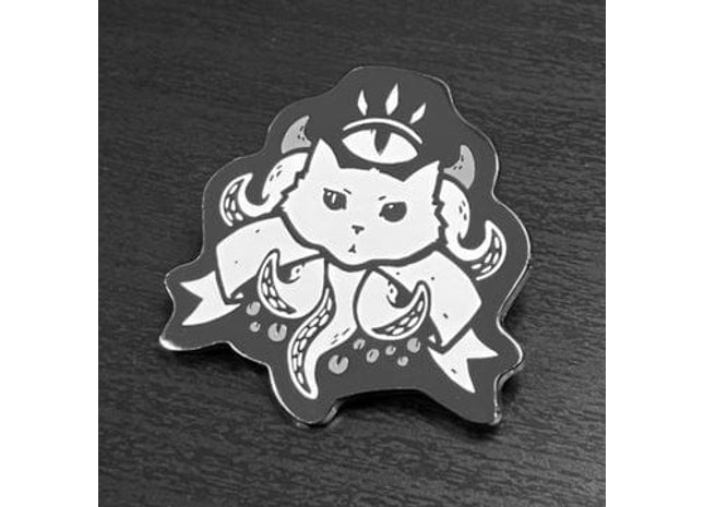 Gamers Guild AZ Caverns & Calicos Enamel Pin: Cat Class - Warlock Caverns & Calicos