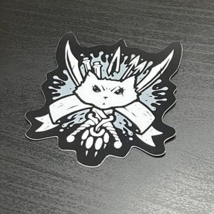 Gamers Guild AZ Caverns & Calicos Sticker: Cat Class - Blood Hunter Caverns & Calicos