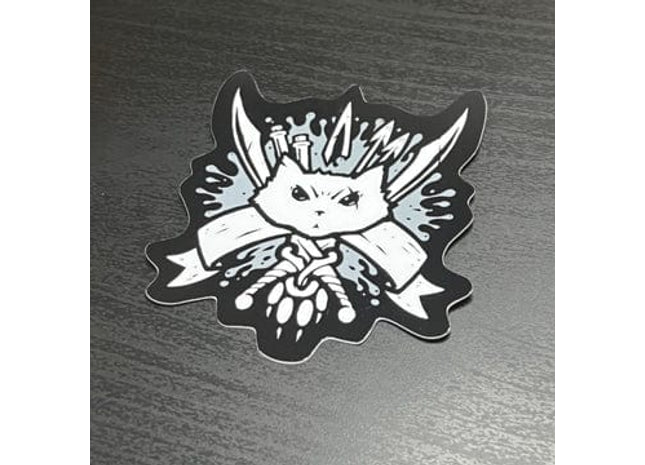 Gamers Guild AZ Caverns & Calicos Sticker: Cat Class - Blood Hunter Caverns & Calicos