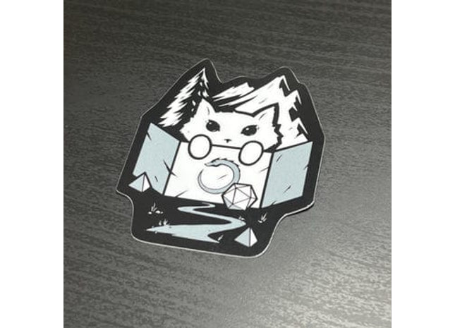 Gamers Guild AZ Caverns & Calicos Sticker: Cat Class - Dungeon Master/Game Master Caverns & Calicos