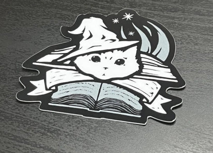 Gamers Guild AZ Caverns & Calicos Sticker: Cat Class - Wizard Caverns & Calicos