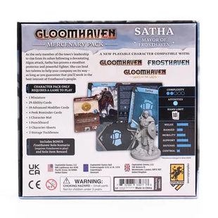 Gamers Guild AZ Cephalofair Games Gloomhaven: Satha - Mayor of Frosthaven Mercenary Pack (Pre-Order) Cephalofair Games