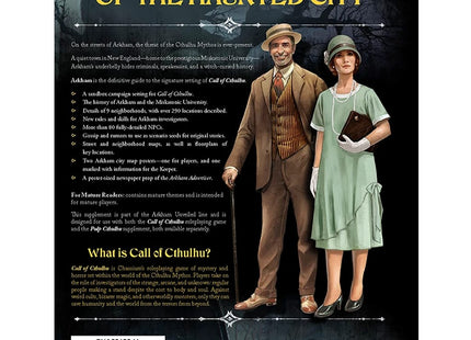 Gamers Guild AZ Chaosium Call of Cthulhu: Arkham (Pre-Order) Asmodee