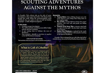 Gamers Guild AZ Chaosium Call of Cthulhu: Campfire Tales (Pre-Order) Asmodee