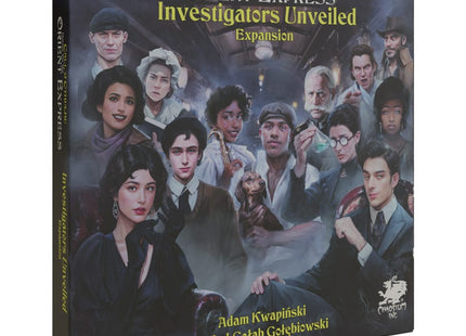 Gamers Guild AZ Chaosium Call of Cthulhu: Horror on the Orient Express: The Board Game: Investigators Unveiled Expansion (Pre-Order) ACD Distribution