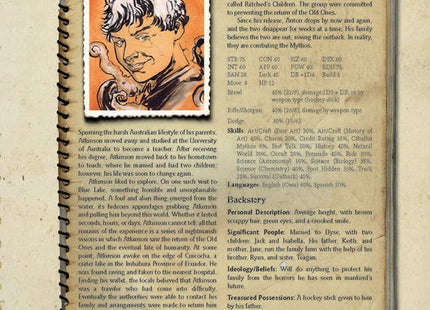 Gamers Guild AZ Chaosium Call of Cthulhu Investigator Handbook (Pre-Order) PSi