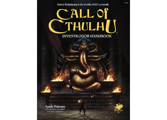 Gamers Guild AZ Chaosium Call of Cthulhu Investigator Handbook (Pre-Order) PSi