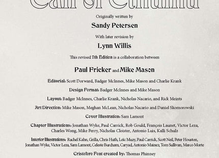 Gamers Guild AZ Chaosium Call of Cthulhu Keeper Rulebook (Pre-Order) PSi