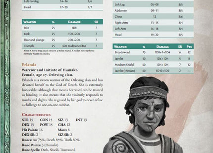 Gamers Guild AZ Chaosium RuneQuest RPG: Gamemaster Screen Pack AGD