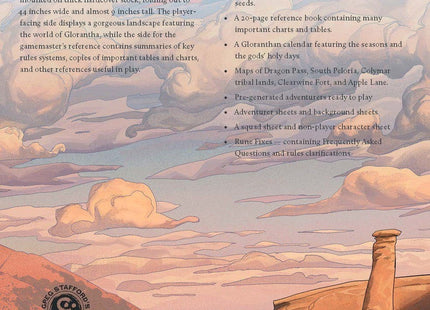 Gamers Guild AZ Chaosium RuneQuest RPG: Gamemaster Screen Pack AGD