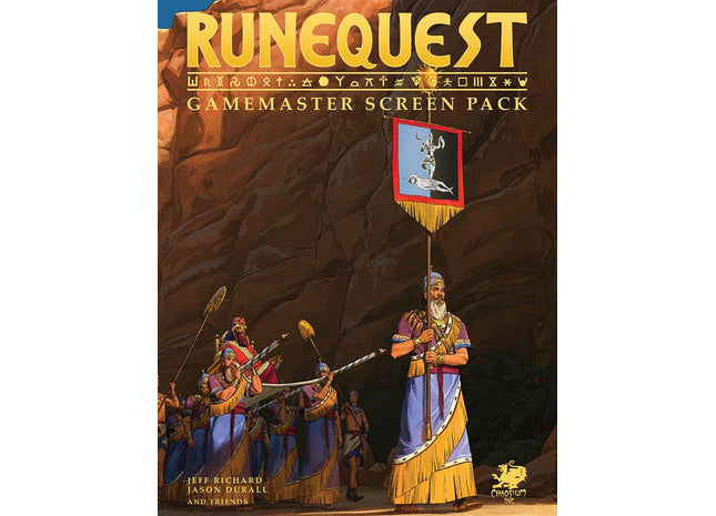 Gamers Guild AZ Chaosium RuneQuest RPG: Gamemaster Screen Pack AGD