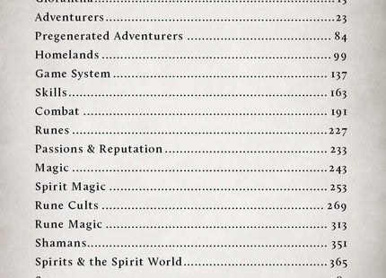 Gamers Guild AZ Chaosium RuneQuest RPG: Roleplaying in Glorantha Core Rulebook AGD