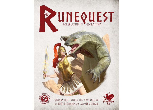 Gamers Guild AZ Chaosium RuneQuest RPG: Roleplaying in Glorantha Quick Start AGD