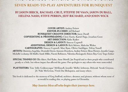 Gamers Guild AZ Chaosium RuneQuest RPG: The Pegasus Plateau & Other Stories AGD