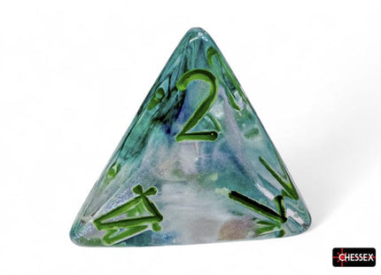 Gamers Guild AZ Chessex Chessex Dice: Borealis Kelp/light green Luminary Polyhedral 7-Dice Set Chessex