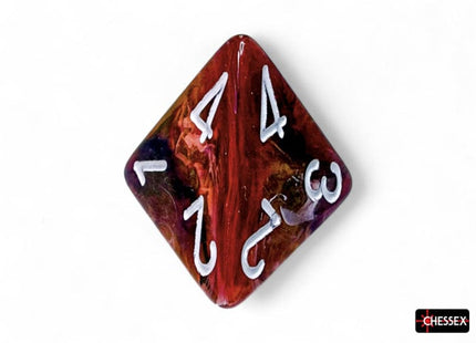 Gamers Guild AZ Chessex Chessex Dice: Festive Symphony/white Polyhedral 7-Dice Set Chessex