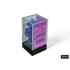 Gamers Guild AZ Chessex Chessex Dice: Nebula Aura/white Luminary Polyhedral 7-Dice Set Chessex