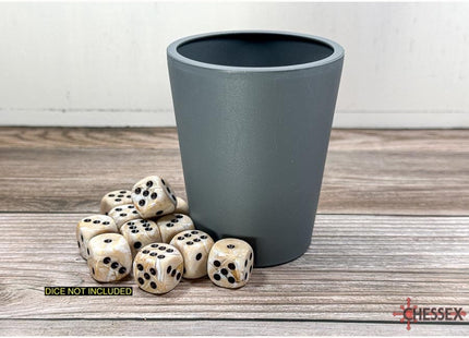 Gamers Guild AZ Chessex Chessex: Flexible Dice Cup: Grey (Pre-Order) Chessex