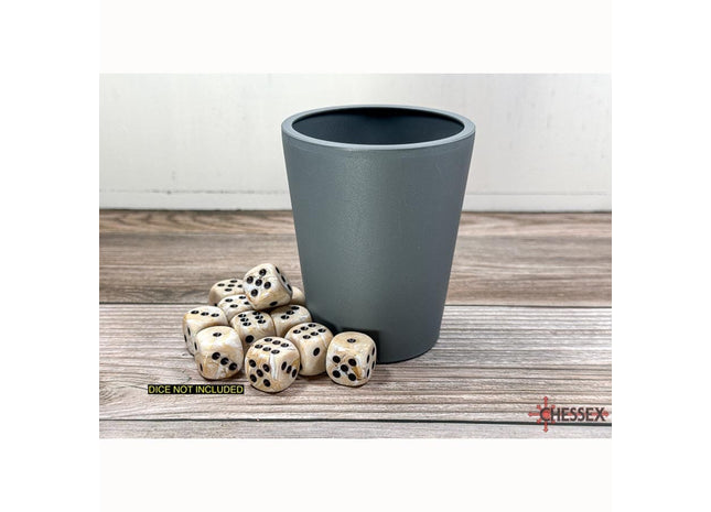 Gamers Guild AZ Chessex Chessex: Flexible Dice Cup: Grey (Pre-Order) Chessex