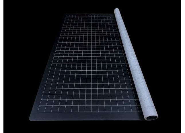 Gamers Guild AZ Chessex Chessex: Megamat 1 inch Reversable Black-Grey Squares Chessex