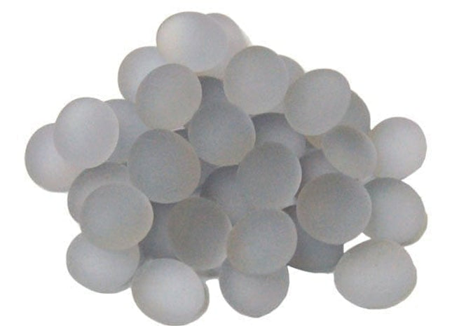 Gamers Guild AZ Chessex CHX01187 - Chessex Glass Gaming Stones: Crystal Lilac Frosted Gaming Stones (40) Chessex