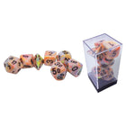 Gamers Guild AZ Chessex CHX22442- 7 Set Mega Hedrals: Festive Circus/black Chessex