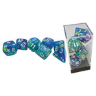 Gamers Guild AZ Chessex CHX22546- 7 Set Mega Hedrals: Festive Waterlily/white Chessex