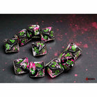 Gamers Guild AZ Chessex CHX24214 - Chessex D10 Paintball With Green Brushed Dice Set of 10 (Pre-Order) Chessex