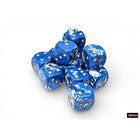Gamers Guild AZ Chessex CHX24606 - Chessex 16mm D6 Wavebreak With Gold Brushed Dice Block (Pre-Order) Chessex