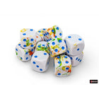 Gamers Guild AZ Chessex CHX24609 - Chessex 16mm D6 Breezy With Blue Brushed Dice Block (Pre-Order) Chessex