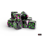 Gamers Guild AZ Chessex CHX24614 - Chessex 16mm D6 Paintball With Green Brushed Dice Block (Pre-Order) Chessex
