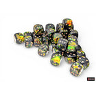 Gamers Guild AZ Chessex CHX24805 - Chessex 12mm D6 Deep Forest With Bronze Brushed Dice Block (Pre-Order) Chessex