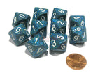 Gamers Guild AZ Chessex CHX25116 - Chessex Set of Ten d10 Speckled Sea Chessex