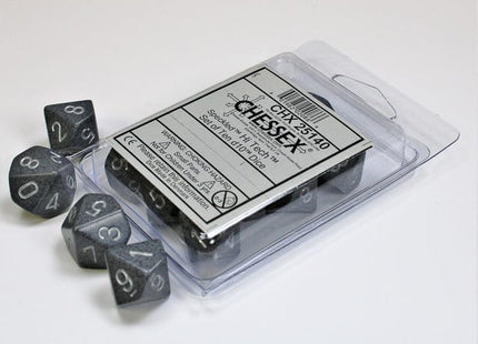 Gamers Guild AZ Chessex CHX25140 - Chessex Set of Ten D10 Speckled Hi Tech Chessex