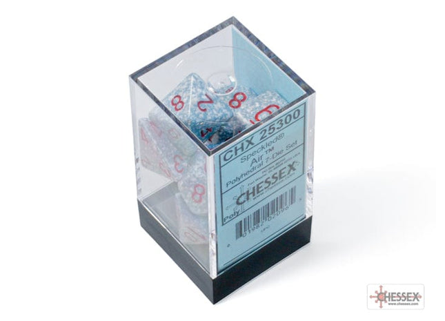 Gamers Guild AZ Chessex CHX25300 - Speckled Sea Polyhedral 7-Dice Set Chessex