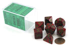 Gamers Guild AZ Chessex CHX25304 - Chessex 7 Die Set Strawberry Speckled Chessex